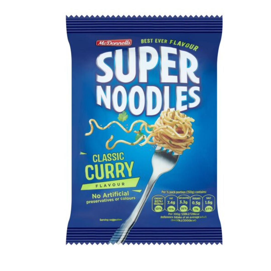 Mcdonnells super noodles curry 100gr